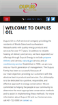 Mobile Screenshot of dupuisenergy.com